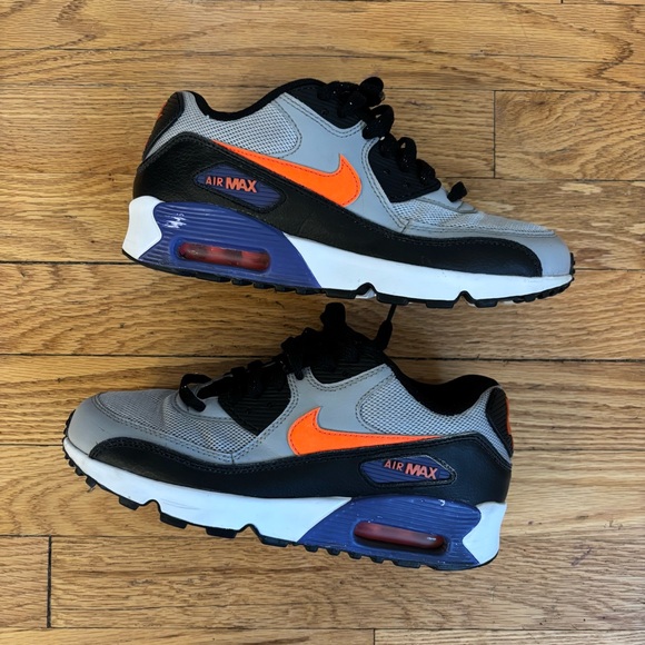 Nike Other - Nike Kids Air Max Gray and Orange Sneakers